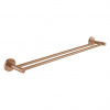 Grohe Essentials Dvojramenný držiak na uteráky, kartáčovaný Warm Sunset 40802DL1