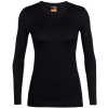ICEBREAKER W 200 Oasis LS Crewe BLACK - XL