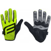 FORCE MTB SPID letné rukavice, fluo veľkosť M