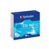VERBATIM CD-R 700MB, 52x, slim case 10 ks (43415)