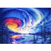 Norimpex Diamantové maľovanie Polárna žiara 30 x 40 cm