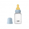 Bibs Antikoliková fľaša s kaučukovým cumlíkom 150 ml Baby blue