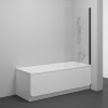 Ravak Nexty Kúpeľňová zástena 80 cm, čierna+transparentná NVS1-80 7O840300Z1
