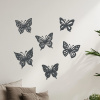 drevo zivota Drevená dekorácia Jarní motýliky Rozměry (cm): 11x11, Farebný dekor: Antracitová