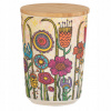 Wenko Dóza s bambusovým viečkom Flowers 500 ml