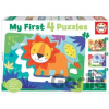 první puzzle Zvířátka z divočiny 4v1 - Educa