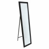 VEĽKÉ STOJACE ZRKADLO ČIERNE PLAST 35,6 X 155,6 CM PS