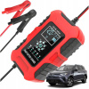 VÝKONNÝ INTELIGENTNÝ NABÍJAČ AKUMULÁTORA LCD AUTOMAT 24V 12V