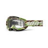MX Okuliare 100% STRATA 2 War Camo - Clear lens