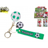 Prívesok na kľúče Toys&Trends lopta futbalový 4 cm mix farieb (zelená, červená, modrá)