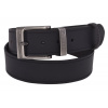 Pánsky kožený opasok 763-40-08 čierny prešitý pracka Cobra