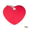 My Family gravírovateľný prívesok Big Heart Aluminum 3,1 x 3,76 cm