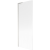 Mexen Next L, 1-krídlová vaňová zástena 70 x 150 cm, 6mm sklo s rebrovým vzorom, 6mm číre sklo, profil brúsená oceľ, 895-070-000-03-09-97