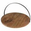 H&S Decoration Drevený servírovací podnos Simple, (fi) 38 cm