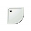 Kaldewei Ambiente Štvrťkruhová sprchová vanička Arrondo 870-2, 90x90 cm, antislip, Perl-Effekt, polystyrénový nosič, biela 460035003001