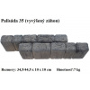 JAPE Palisáda-vyvýšený záhon 34,5/44,5x10x10cm, betón-imitácia dreva PA35