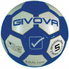 Kvalitná tréningová lopta Givova Pallone ideal, modrá / biela Veľkosť: 4