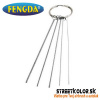 FENGDA BD-431 5 dielna čistiaca sada drôtov na čistenie airbrush pištolí (Čistiace nástroje pre airbrush)