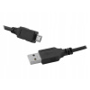 Kábel Lexton USB - microUSB typ B 1 m čierny