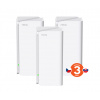 Tenda Nova MX15 Pro (3-pack) WiFi 6 AX5400 Mesh Gigabit systém, 9x GLAN/GWAN, WPA3, VPN, CZ app 75012010