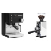 Rancilio Silvia BC, black + Eureka Mignon Libra 65 All Purpose, CR white
