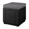 KETER Cube Taburet s polstrom, grafit KETER 189446