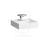 LAUFEN KARTELL Umývadielko s otvorom pre batériu, LCC 46 x 46 cm biela H8153314008141