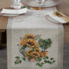 EUROFIRANY GOBELÍNOVÝ BEHÚŇ NA STÔL NATUR 40X100 CM KVETY