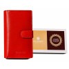 Peňaženka - Peterson Peterson Wallet Prírodná koža červená PTN RD-42-GCL-A Red-Women's Product (Petersonova kožená dámska peňaženka pre hrad RFID)
