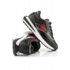TENISKY KARL LAGERFELD ZONE HEART OF KARL LO LCE BLACK LTHR & SUEDE W/RED