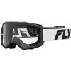 okuliare FOCUS, FLY RACING (biela/čierna)