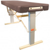 Prenosný elektrický masážny stôl Clap Tzu Linea Wellness Farba: PU - hnedá (meteor), Rozmery: 192x80cm, Doplnky: sieťové napájanie od 192*75 cm | 29 kg | 13 farieb