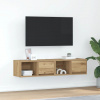 VidaXL RTV skrinky 2 ks Dub Artisan 60x31x25,5 cm Lepené drevo