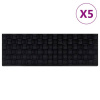Schodiskové stupne 5 ks 25x75 cm guma-ForU-155634