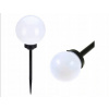 Solárne svietidlá - Solárna lampa 5 ks záhradná guľa biela LED (Solárne svietidlá - Solárna lampa 5 ks záhradná guľa biela LED)
