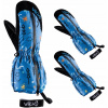 Jednotlivé rukavice Viking 5 čierne, modré (Detské rukavice Viking Snoppy Kids 5, modrá)