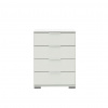 Carryhome NOČNÝ STOLÍK, biela, 52/74/38 cm - Nočné stolíky - 001787046035
