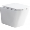Mereo WC závesné kapotované, Smart Flush RIMLESS, 490x340x350, keramické, vr. sedátka CSS1 VSD83T1