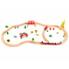EcoToys Drevená vláčiková dráha ECOTOYS na batérie