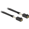 Delock pevný disk prepojovací kábel [1x mini SAS zástrčka (SFF-8087) - 1x mini SAS zástrčka (SFF-8087)] 0.50 m čierna; 83386