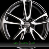 GMP ASTRAL 7x17 5x100 ET35.00 black diamond