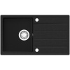 Kuchyňský dřez Teka Comfor 45 B-TQ 1B 1D Černá metalická 115350001