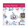Rodinný poznámkový kalendár - Family Planner 2025, 30 × 30 cm