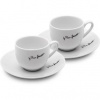 LT9208 šálka+podš. KAFFE LAMART 2 x 90 ml