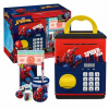 Pokladnička pre deti - Digitálne elektronické prasiatko SPIDER-MAN + KIDS príslušenstvo MV16010 (Digitálna elektronická prasiatka Spider-Man + Kids MV16010 Príslušenstvo)