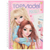 Omaľovánka Top model s nálepkami