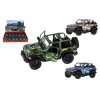 Auto Kinsmart Jeep Wrangler Camo Edition kov/plast 13cm 3 farby na spätné natiahnutie