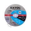 EXTOL PREMIUM kotouč řezný na ocel/nerez, 10ks, O 115x1,0x22,2mm 8808101