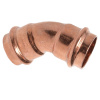 Kirchhoff CU koleno 45° 2 pouzdra polotovar 22 mm