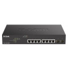 D-Link DGS-1100-10MPV2 10-Port PoE+ Gigabit Smart Managed Switch, 8x PoE gigabit, 2x SFP, PoE budget 130W DGS-1100-10MPV2/E
